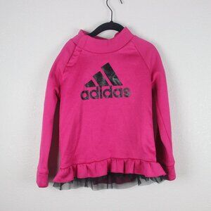 BUNDLE, 2 sweaters, 1 Adidas Sweater, 1 Athletic Works, girl's 6X, Pink